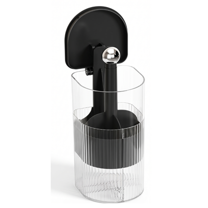 Organizador de brochas con elevación automática